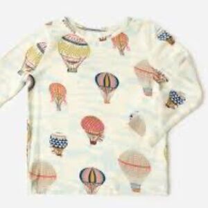 Pink Chicken Hot Air Balloon Bamboo Pajamas